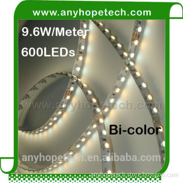 CE RoHS Certified two color SMD3528 600LEDs flexible led digital strip